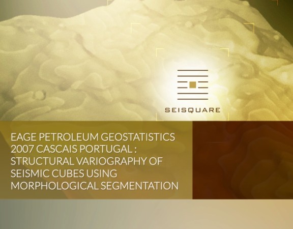 Eage Petroleum Geostatistics 2007 Cascais Portugal : Structural Variography Of Seismic Cubes Using Morphological Segmentation