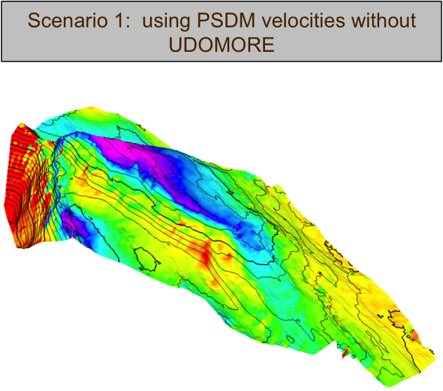 Scenario 1: Using PDSM Velocities without UDOMORE